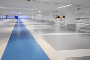 parkeringsdæk efter renovation