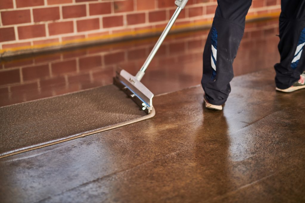 Lodret applikation på byggeplads