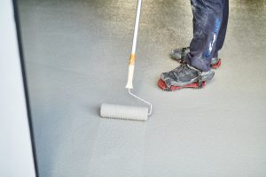 Lodret applikation på byggeplads