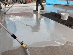 overfladebehandling af beton udendørs