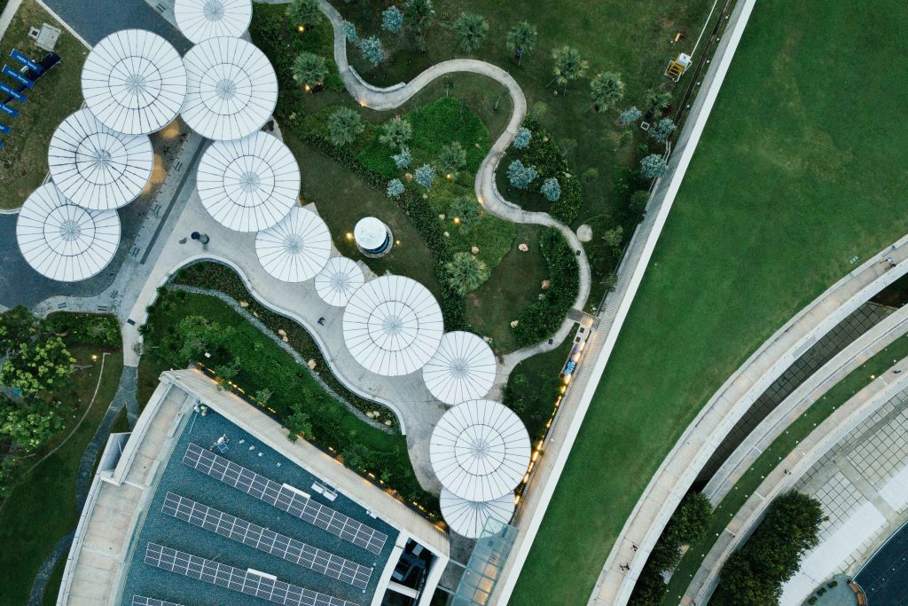 roof system from above